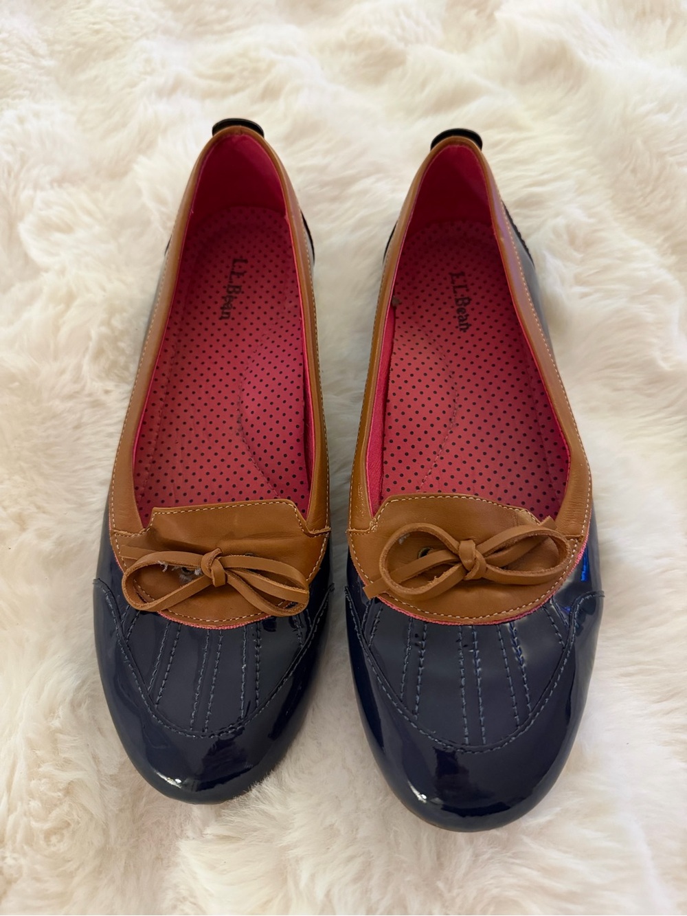 L.L. Coastal Rain Skimmers Navy 9.5